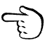 Backhand Index Pointing Left Emoji from EmojiTwo Black Set