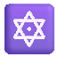 Dotted Six Pointed Star Color Emoji from Fluent Emoji Color Set