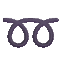 Double Curly Loop Color Emoji from Fluent Emoji Color Set