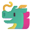 Dragon Face Color Emoji from Fluent Emoji Color Set