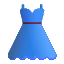 Dress Color Emoji from Fluent Emoji Color Set