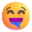 Drooling Face Color Emoji from Fluent Emoji Color Set