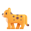 Leopard Color Emoji from Fluent Emoji Color Set