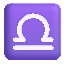 Libra Color Emoji from Fluent Emoji Color Set