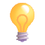Light Bulb Color Emoji from Fluent Emoji Color Set