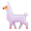 Llama Color Emoji from Fluent Emoji Color Set