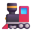 Locomotive Color Emoji from Fluent Emoji Color Set