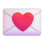 Love Letter Color Emoji from Fluent Emoji Color Set