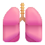 Lungs Color Emoji from Fluent Emoji Color Set