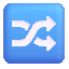 Shuffle Tracks Button Color Emoji from Fluent Emoji Color Set