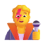 Singer Color Default Emoji from Fluent Emoji Color Set