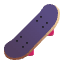 Skateboard Color Emoji from Fluent Emoji Color Set