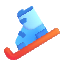 Skis Color Emoji from Fluent Emoji Color Set