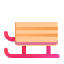 Sled Color Emoji from Fluent Emoji Color Set