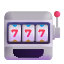 Slot Machine Color Emoji from Fluent Emoji Color Set