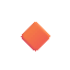 Small Orange Diamond Color Emoji from Fluent Emoji Color Set
