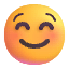Smiling Face Color Emoji from Fluent Emoji Color Set