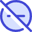 Block Do Not Disturb Off Icon from Core Duo Set