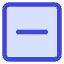 Subtract Square Icon from Core Duo Set