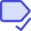 Tag Label Check Select Icon from Core Duo Set