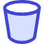 Trash Bin Remove Icon from Core Duo Set