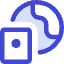 Passport Globe Icon from Core Duo Set