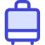 Suitcase Rolling Icon from Core Duo Set