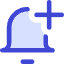 Add Bell Notification Icon from Core Duo Set