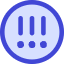 Alert Circle Priority High Icon from Core Duo Set