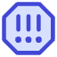 Alert Octagon Priority High Icon from Core Duo Set