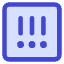 Alert Square Priority High Icon from Core Duo Set