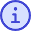 Information Circle Icon from Core Duo Set