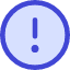 Warning Circle Icon from Core Duo Set