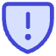 Warning Shield Icon from Core Duo Set