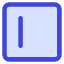Align Left Square Icon from Core Duo Set