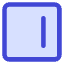 Align Right Square Icon from Core Duo Set
