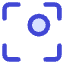 Align Top Right Frame Circle Icon from Core Duo Set