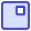 Align Top Right Square Icon from Core Duo Set