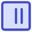 Align Two Right Square Icon from Core Duo Set
