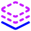 Send To Back Icon from Core Neon Set