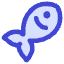Allergens Fish Icon from Core Duo Set
