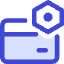 Credit Card Gear Settings Nut Icon from Core Duo Set