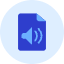 Audio File Icon from Kameleon Duo Set
