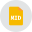 Mid File Icon from Kameleon Colors Set