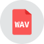 Wav File Icon from Kameleon Colors Set