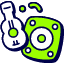 Guitar Amplifier Icon from Stickies Duo Set