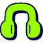 Headphone Icon from Stickies Duo Set