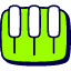 Instruments Piano Icon from Stickies Duo Set