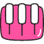 Instruments Piano Icon from Stickies Colors - Free Set