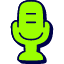 Mic Icon from Stickies Duo Set